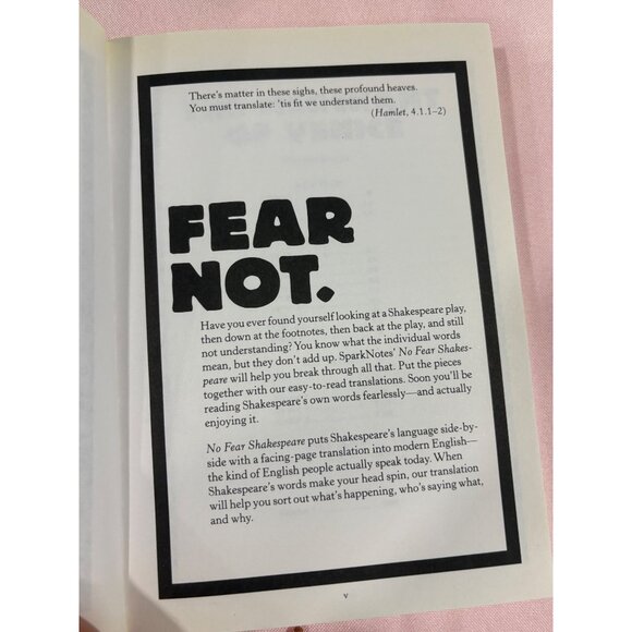 No Fear Shakespeare Books The Merchant Of Venice & Romeo And Juliet Bundle 2003 - Picture 6 of 16